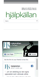 Mobile Screenshot of hjalpkallan.se