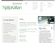 Tablet Screenshot of hjalpkallan.se